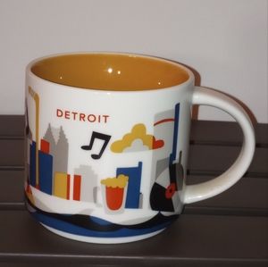 Starbucks You Are Here Collection Detroit Coffee Mug